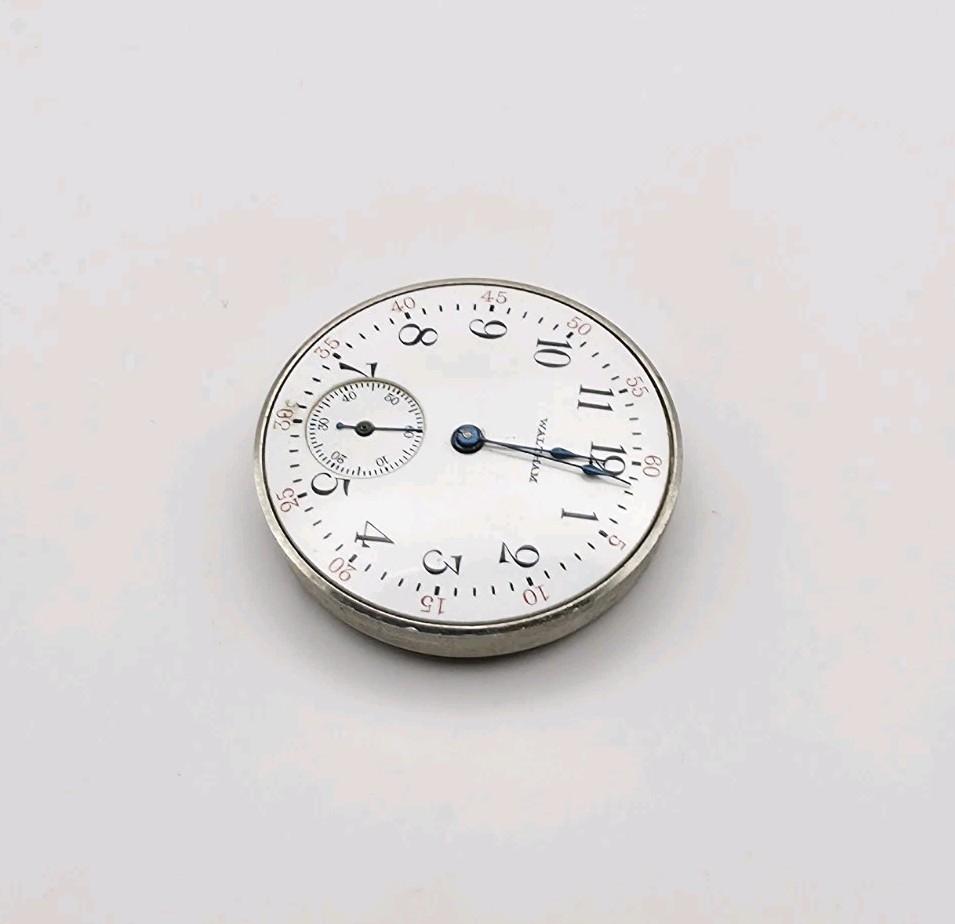 1912 Waltham Model 1900 Grade No. 110 7J 0s Pocket Watch Movement For Repair