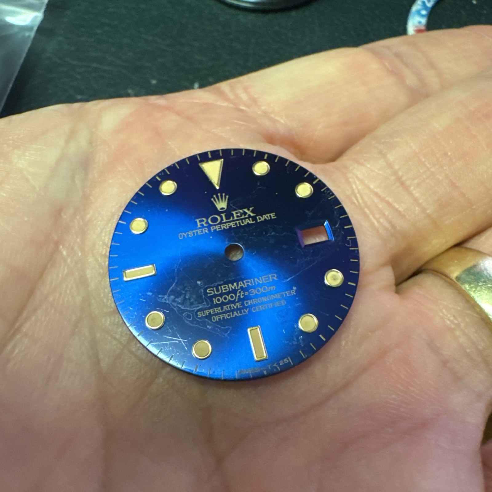 Original Rolex Oyster Submariner Blue Purple 16803 16808 16613 16618 dial (63)
