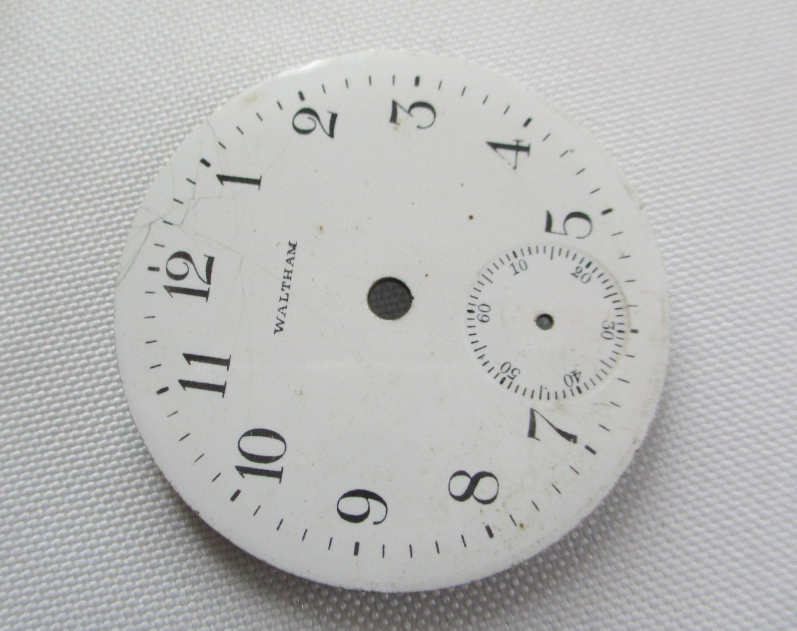 Vintage Waltham Pocket Watch Dials 4 Pieces
