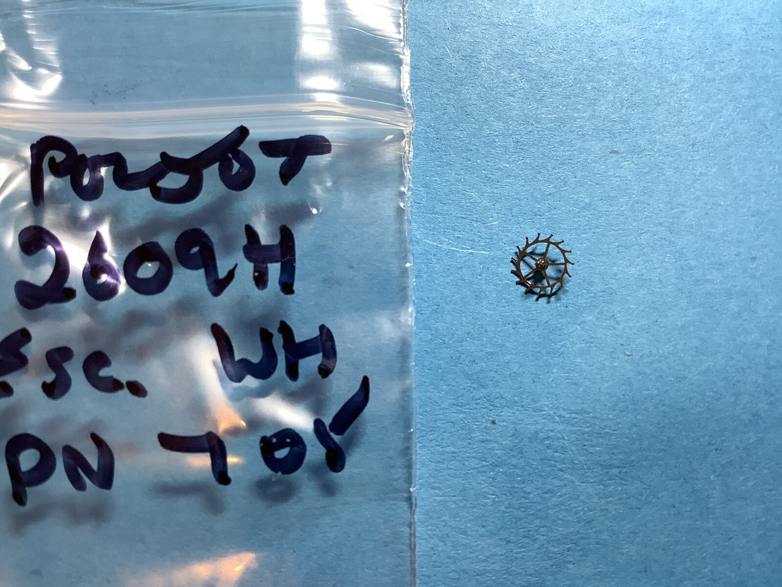 SOVIET WATCH PARTS.POLJOT 2628H Escape Wheel