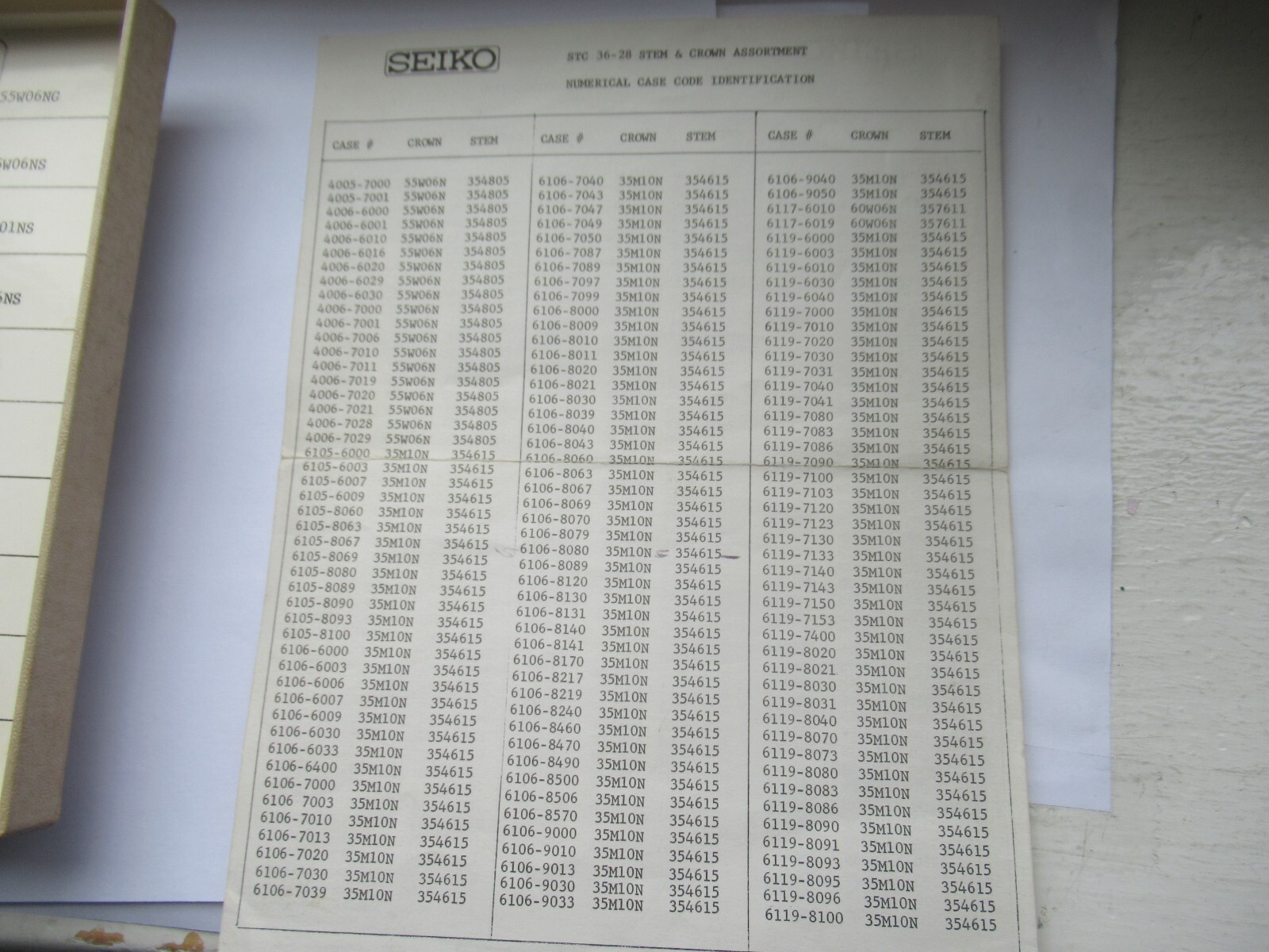 Seiko Crown Genuine 7625-8030 8031 8O40 NOS See Photos Model Fitment