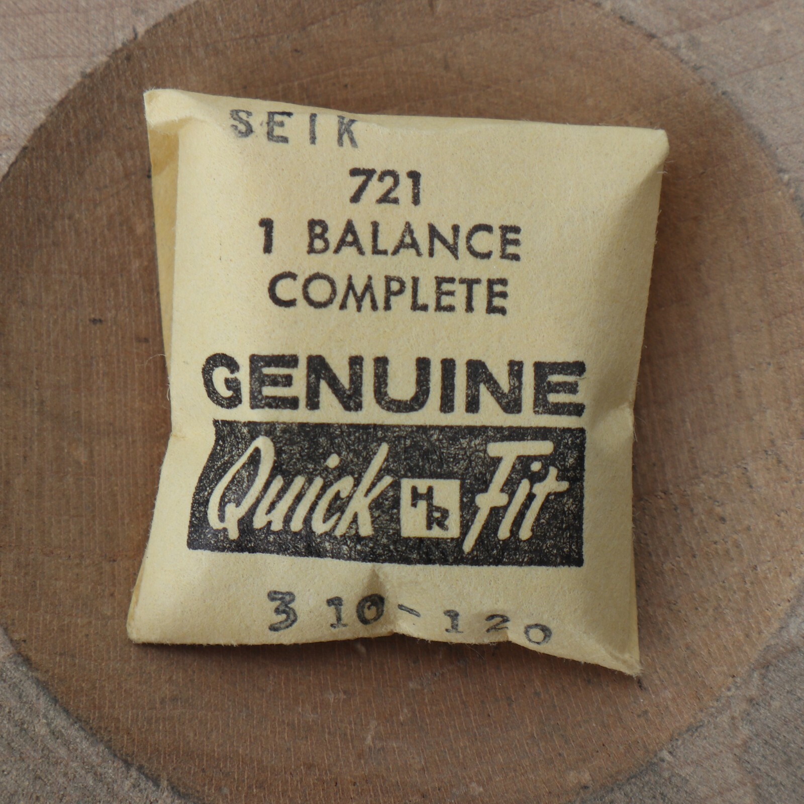 Genuine Seiko Solar Balance Complete Watch Part 310120 NOS (C2D3)