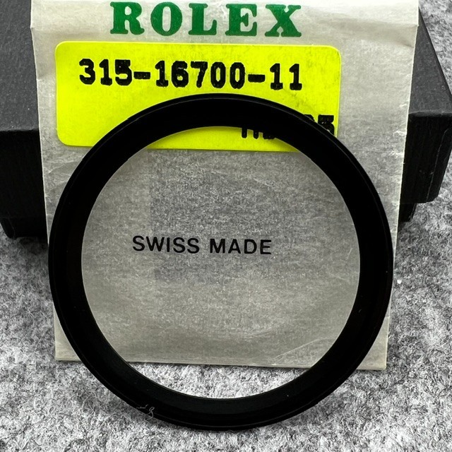 Rolex 16700 16710 16760 GMT BLACK BEZEL INSERT, NEW OLD STOCK