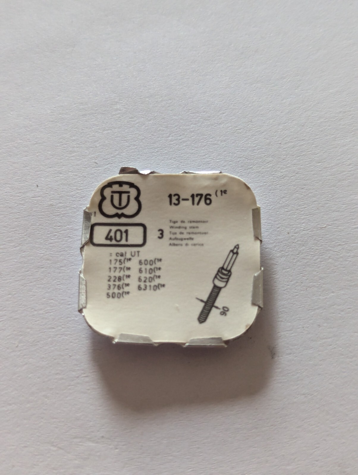 NOS Unitas/UT 13″ 176 Mechanical Watch Stem