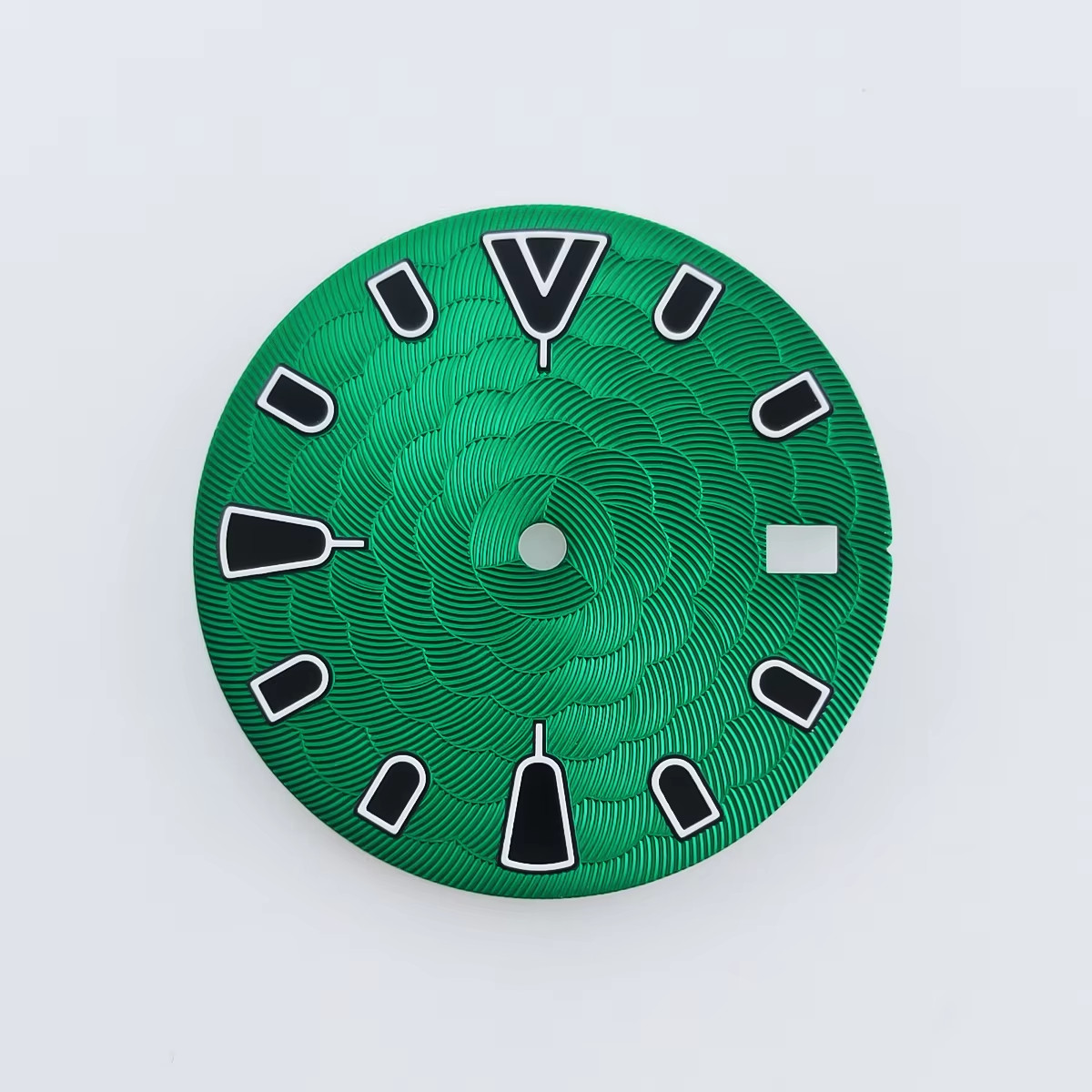 28.5Mm Black Blue Green White Watch Dial Green Luminous Dial Fit NH35 Movement F