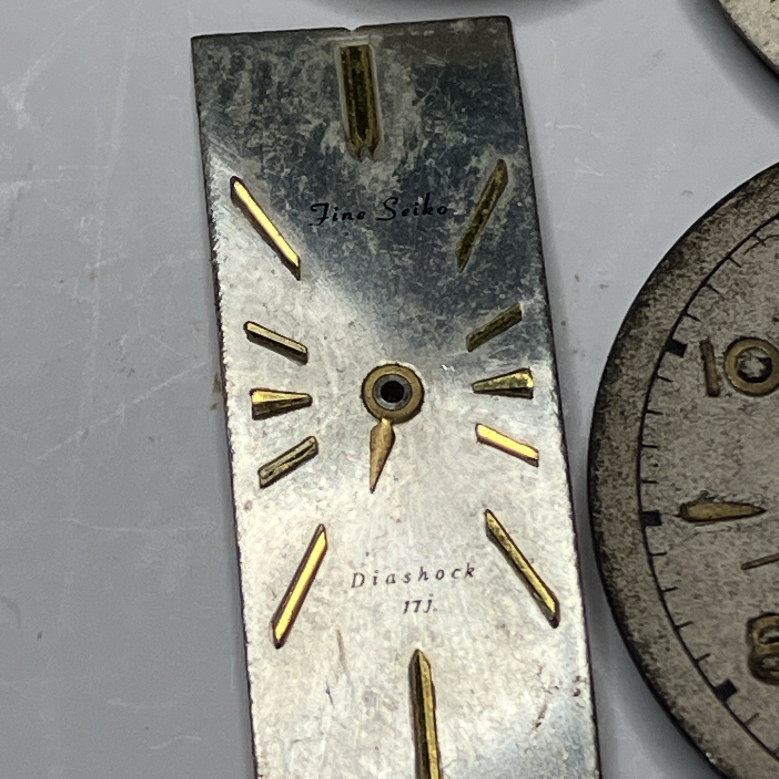 7 Vintage Seiko Watch Dials Chronometer Fine Seiko 1940s-60s Parts Lot