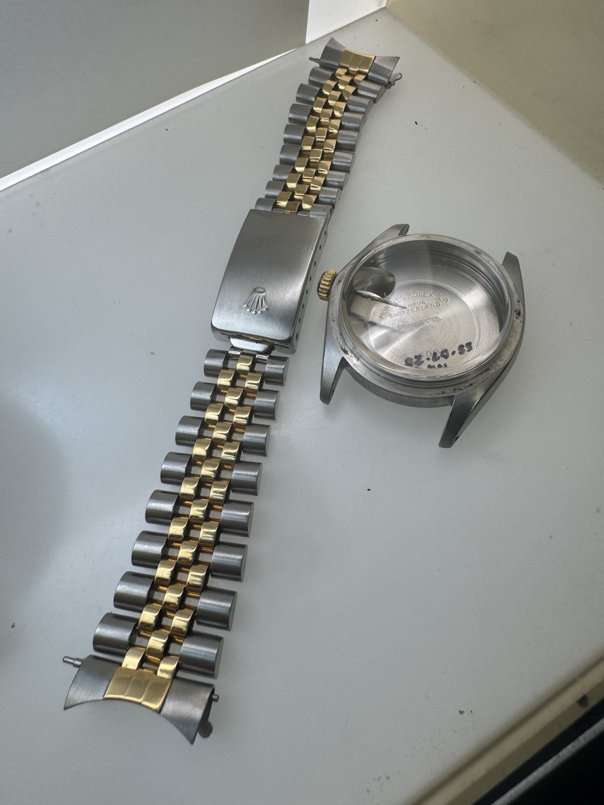 Rolex Factory Original 16013 Datejust Complete Case 36mm No Bezel 100 Authentic
