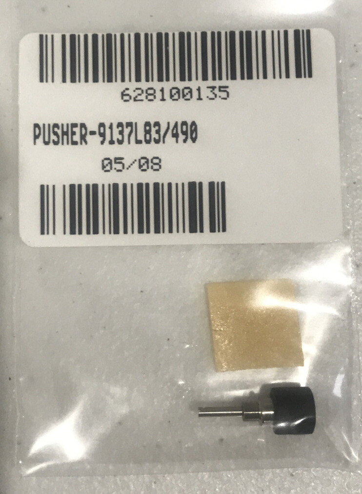 Ebel Steel/Rubber Pusher Authentic New 9137L83/490 For 1911 Chronograph