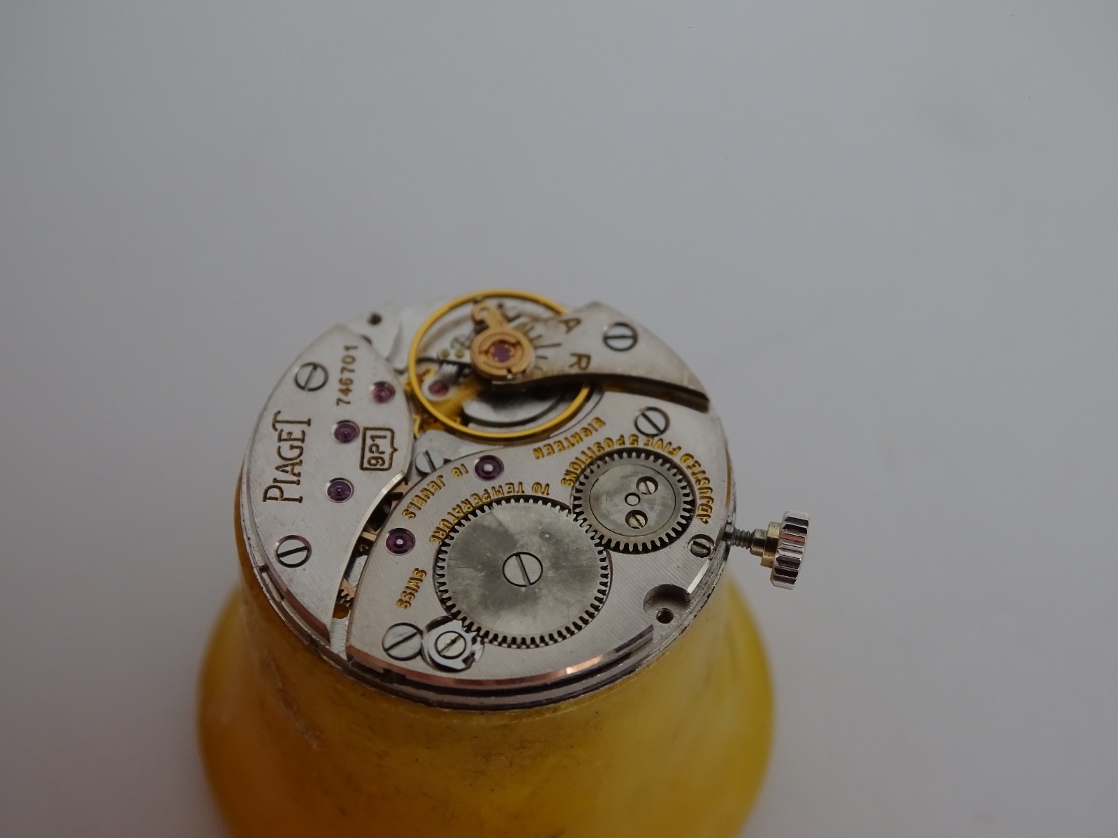 Piaget 9P1 Complete Movement, Manual Wind, Stem and Crown Running
