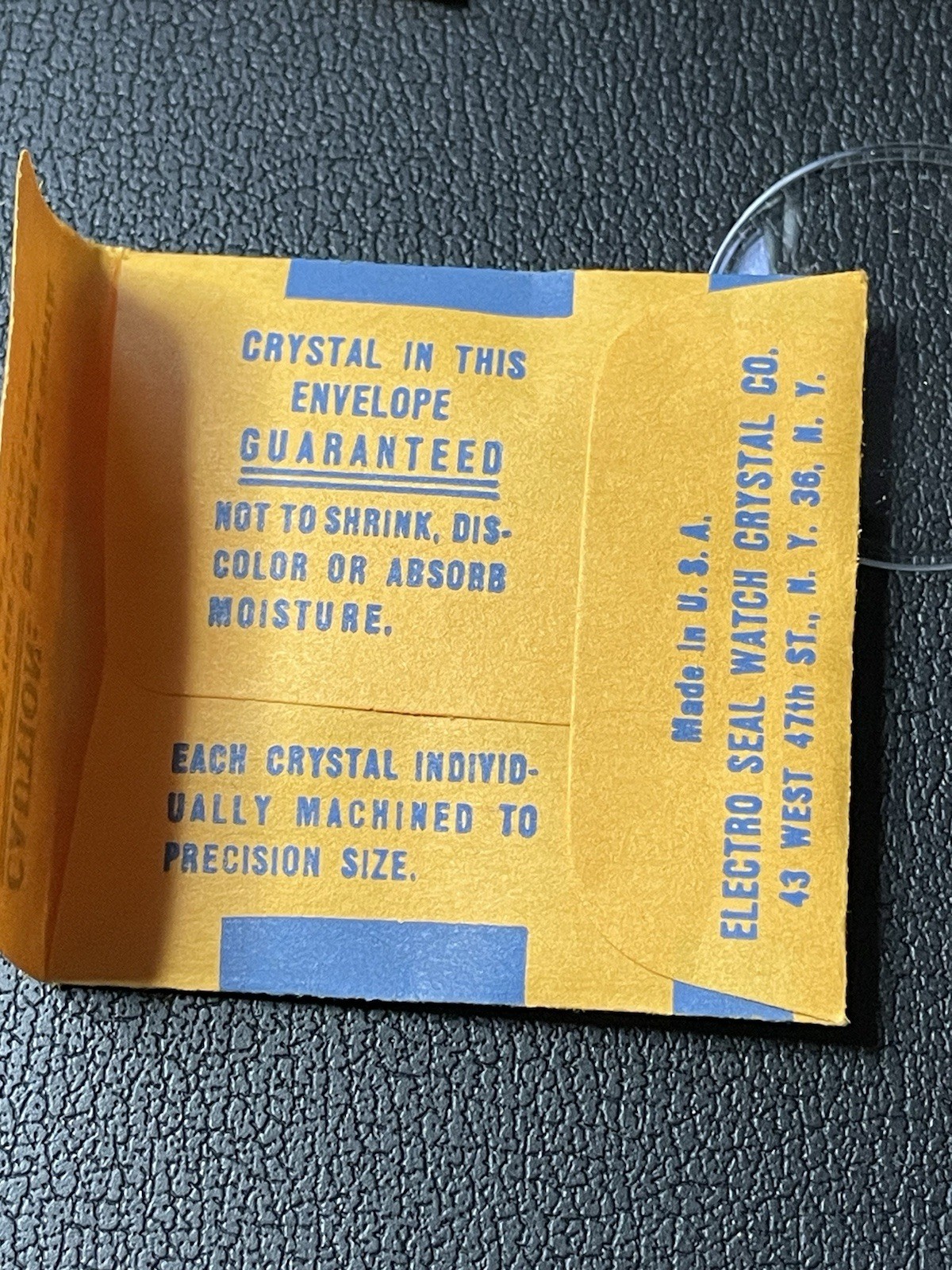 x3 NOS Electroglas Electro-Seal Round Lenille ES-22 3/4 1.068 Watch Crystals