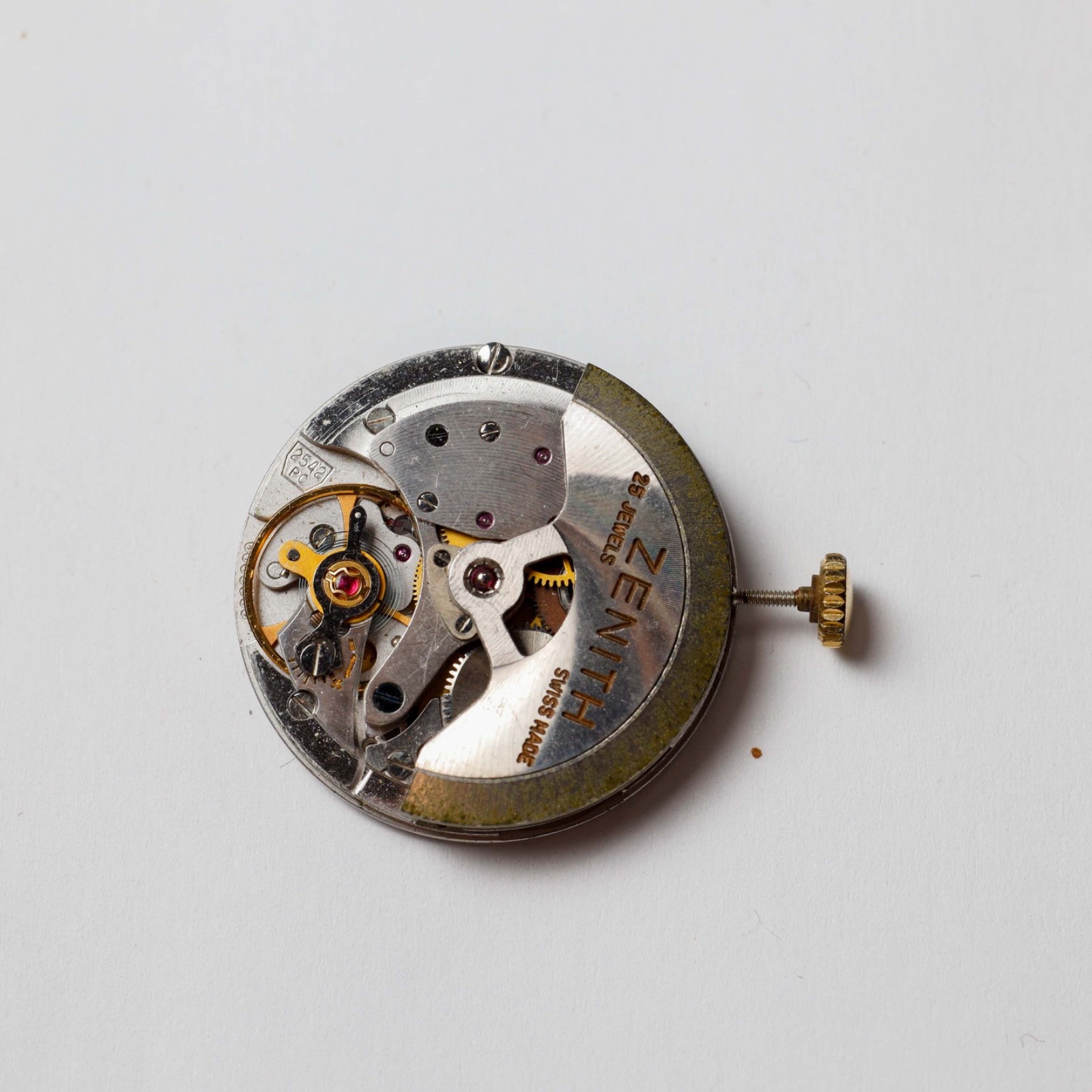 Zenith 2542 PC Movement for Parts or Parts