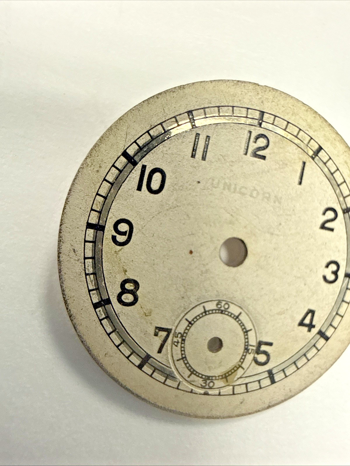 Rolex Very Rare “Unicorn” Dial With Mirrored Silver Ring On Minute Track 20.9mm