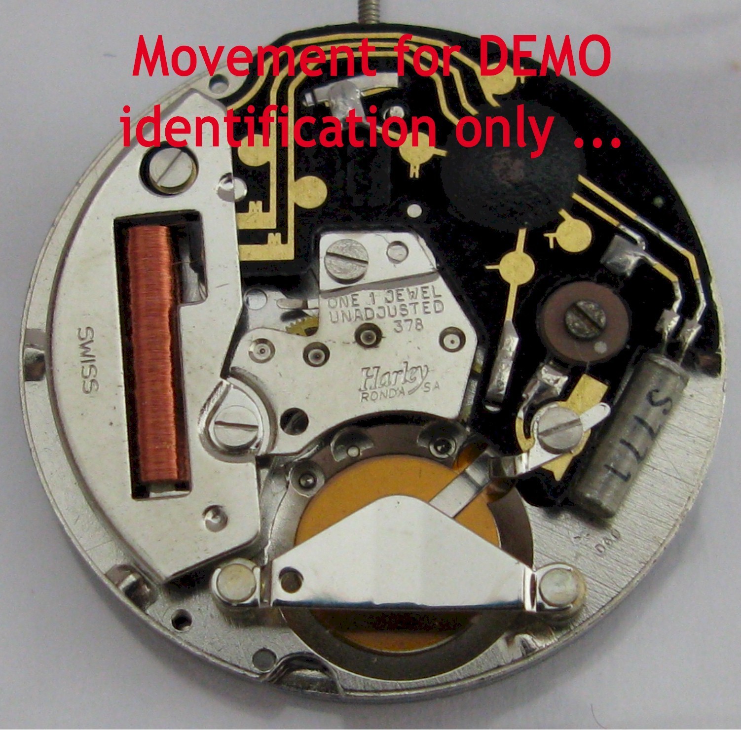 Movement Quartz Harley Ronda 375 377 watch part calendar jumper set