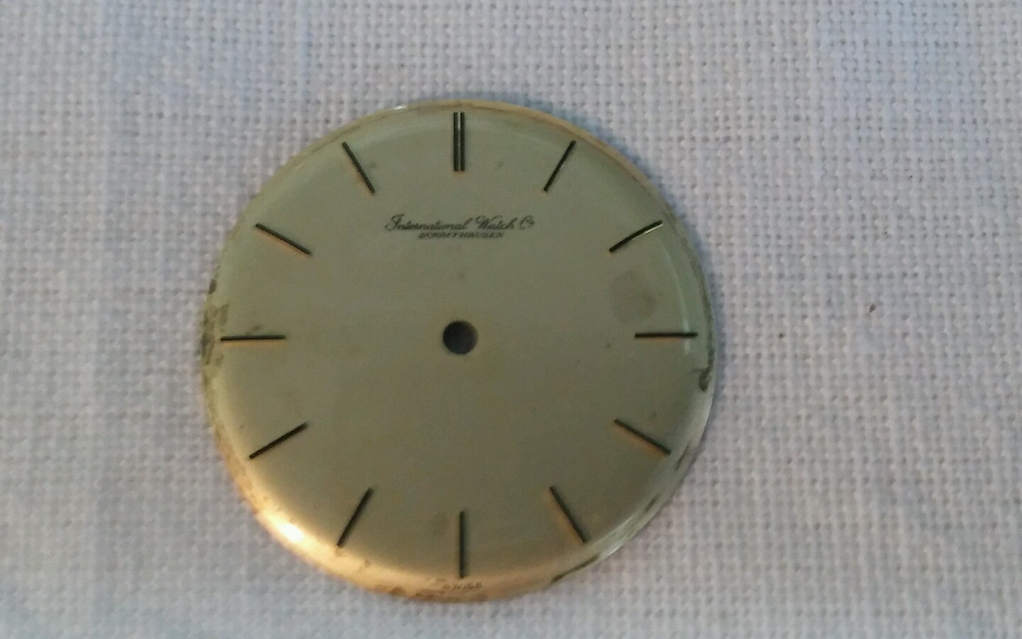 1960,s IWC Schaffhausen watch dail caliber C401,