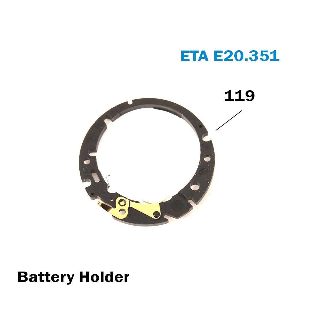 Battery Holder for ETA E20.351-Electronic Movement Module- Swiss Quartz Movement