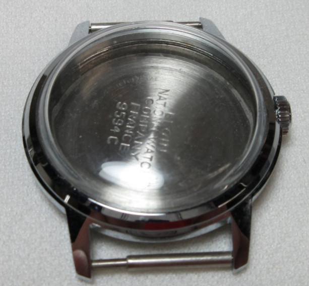 VINTAGE ELGIN MENS WRIST WATCH CASE 9594C FRANCE WATCHMAKER #80