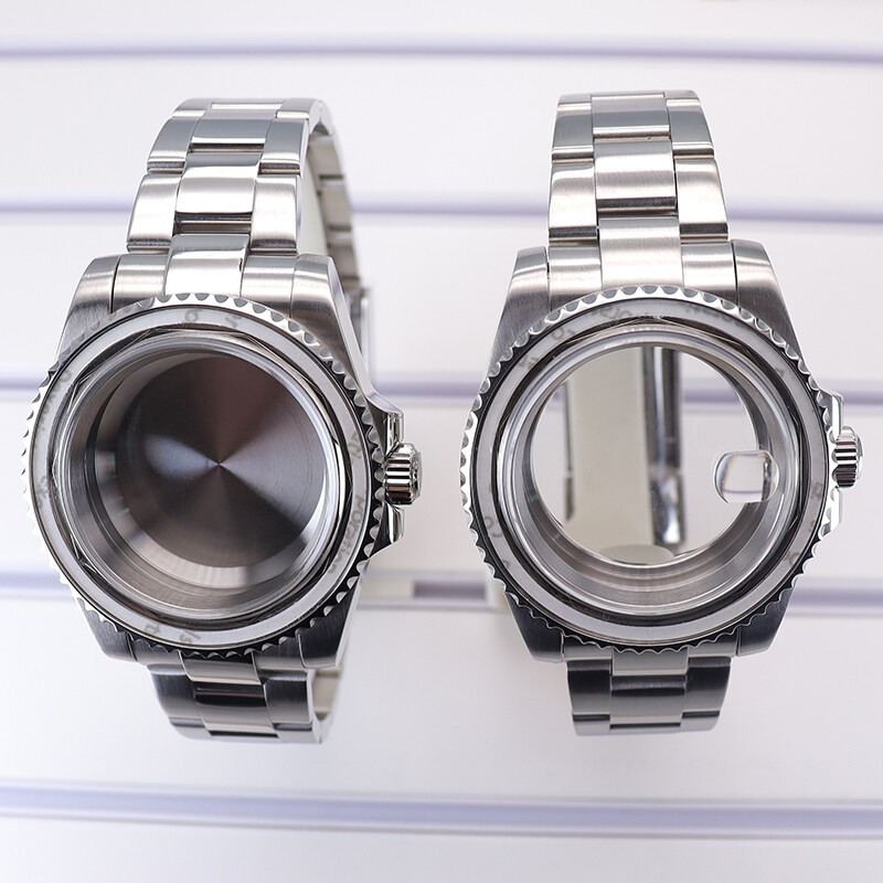 316L Stainless Steel nh35 watch Cases strap Two color GMT ceramic ring Movement