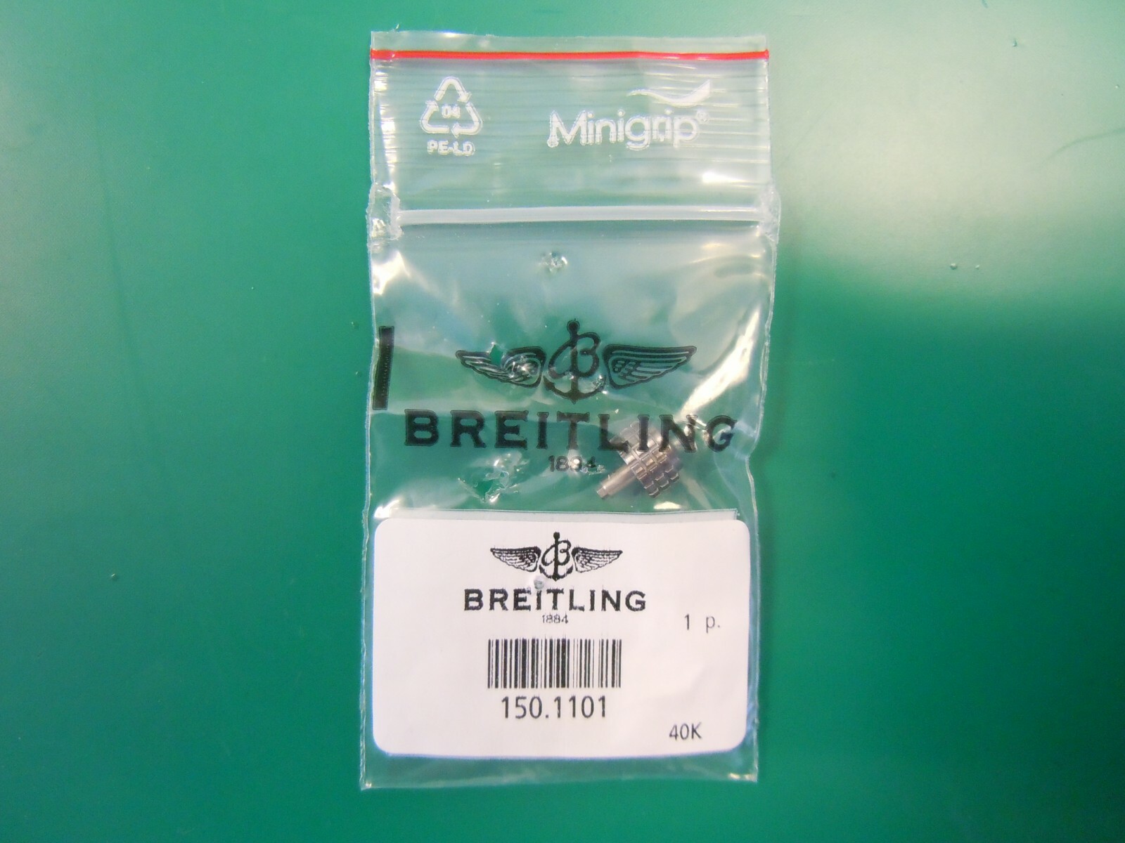 Genuine Breitling Titanium Crown Avenger E13360,Bandit E13383 part 150.1101