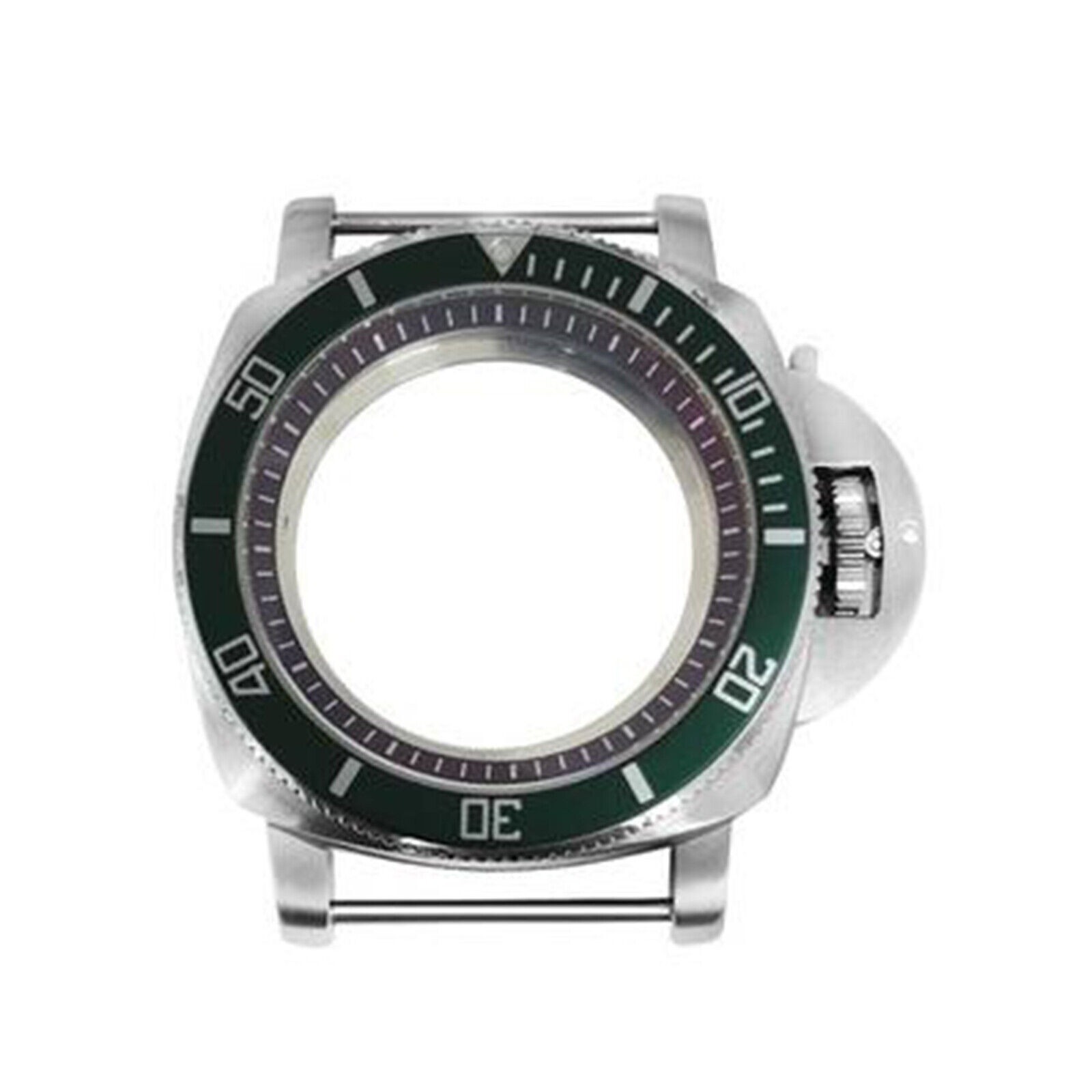 42MM 316L Watch Case Bezel Red Inner Ring for NH35/NH36/4R/7S Watch Movement