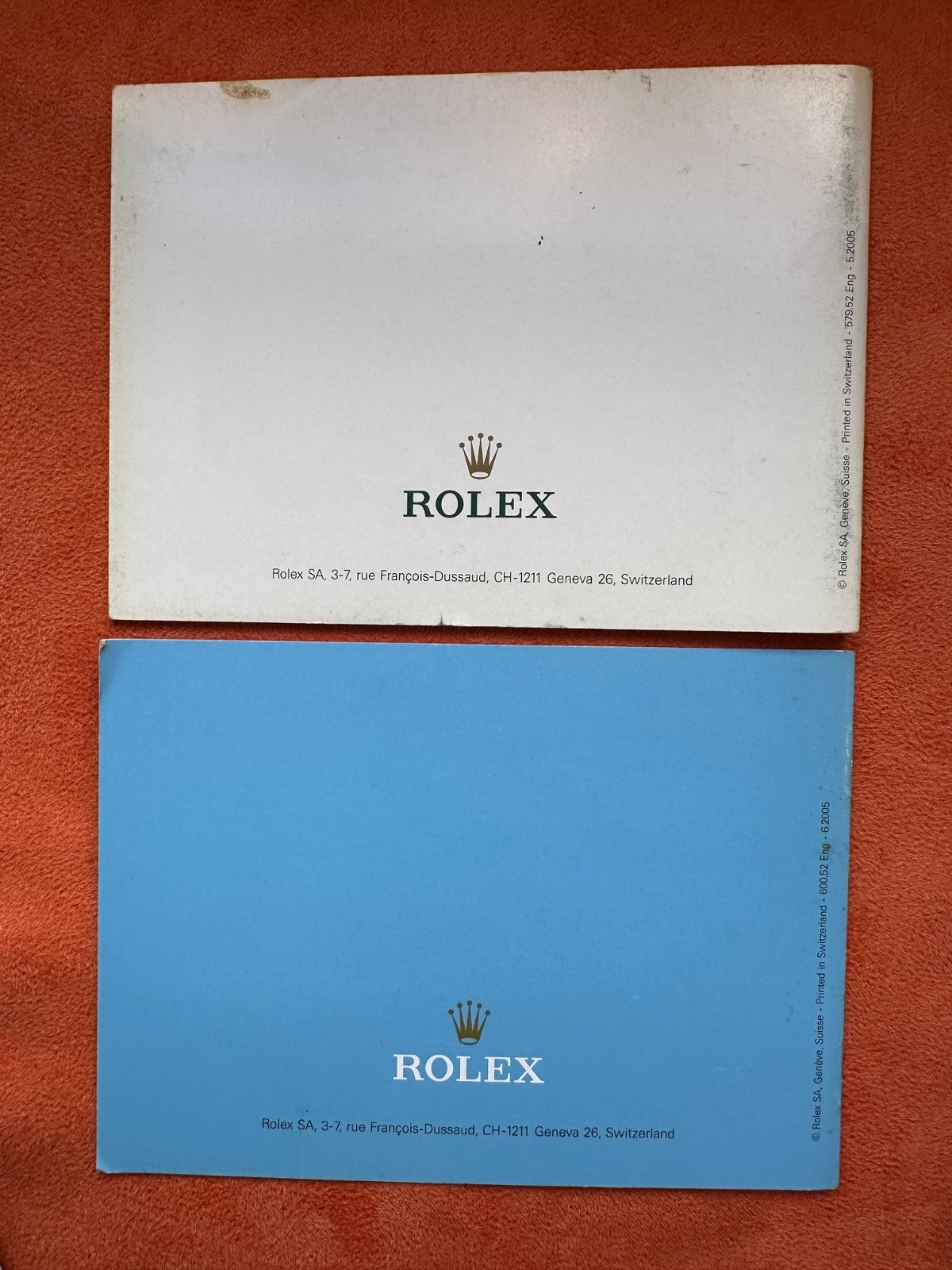 Original ROLEX Yatchmaster Booklet set 16622 16623 16628 Year 2005