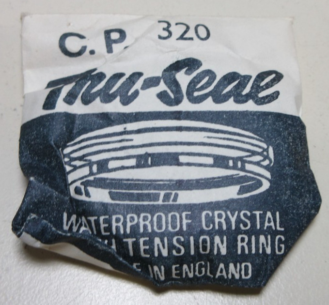 TRU SEAL ROUND WATCH CRYSTAL CP 320 WATERPROOF WATCHMAKER REPLACEMENT PART #353