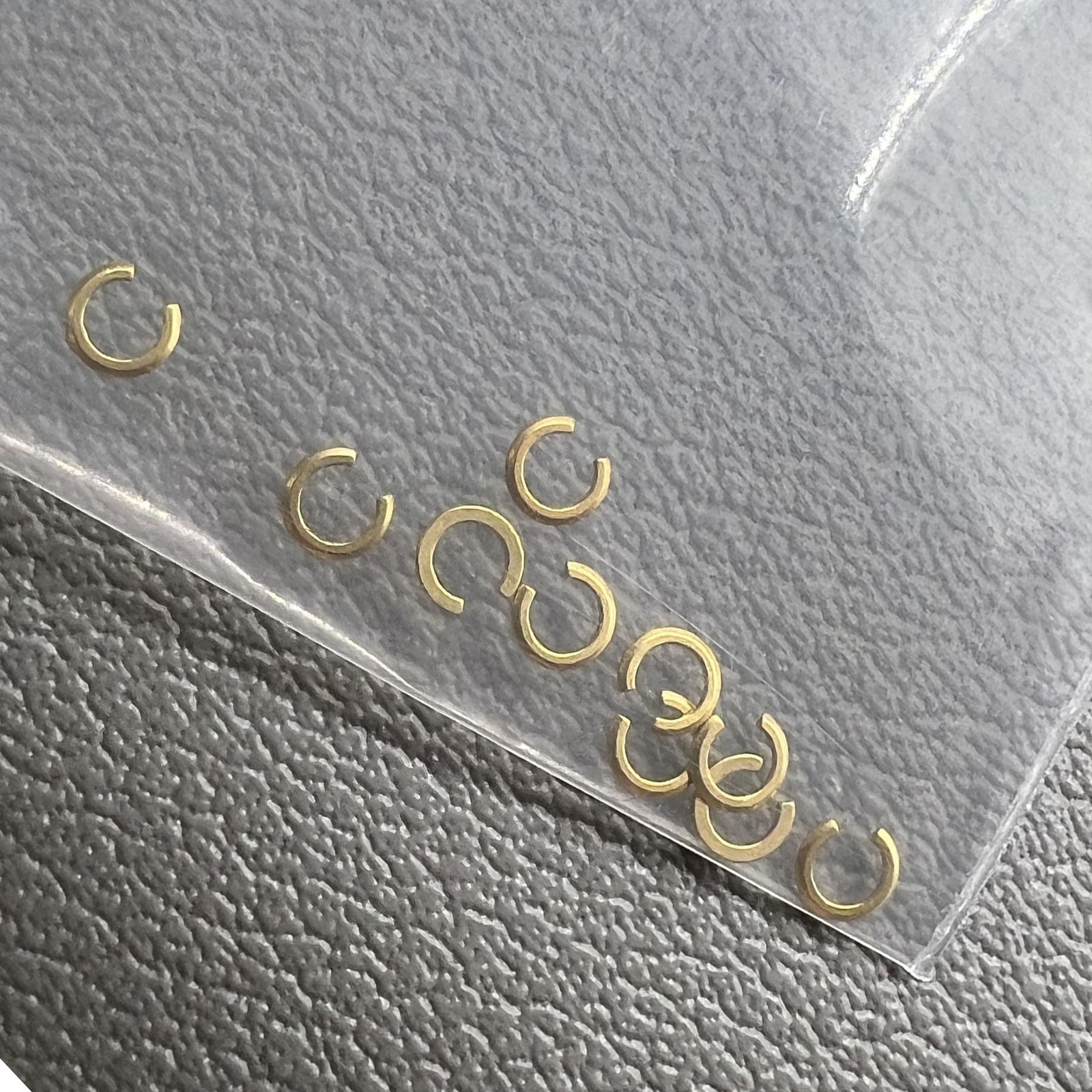 10 PIECES Week Wheel Jumper C-Clips for 8200 Movement Snap Ring Latch Pusher