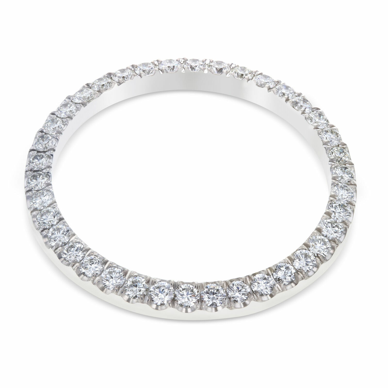 3CT U-SHAPE PRONG BEAD NATURAL DIAMOND BEZEL ROLEX DATEJUST 16220 16234 16250