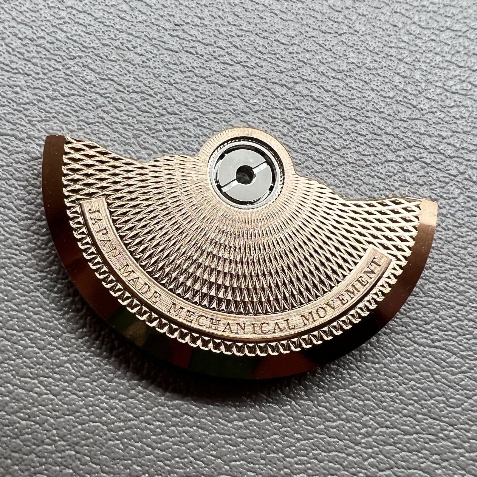 Rose Gold Dense Diamond Pattern Oscillating Rotor Weight for NH34 NH35 NH36 NH38