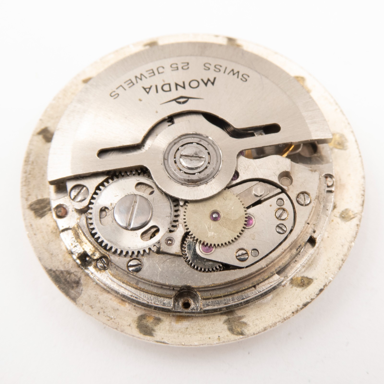 Vintage Mondia / AS 1716-17 25-Jewel Automatic Wristwatch Movement, Runs