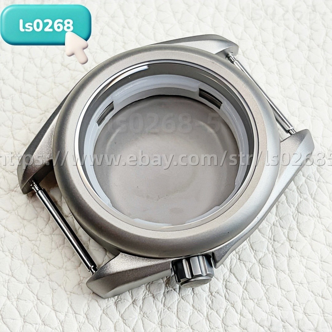 Titanium 40mm Sapphire Glass Watch Case Fit ETA 2824