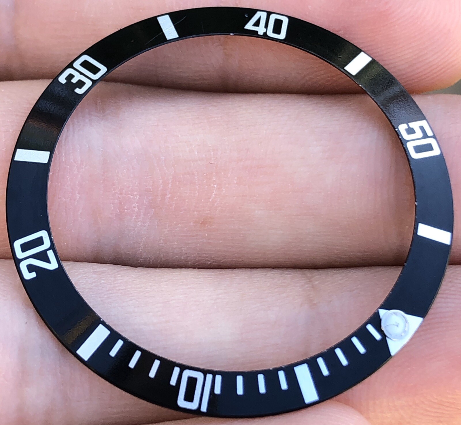 Genuine Rolex Submariner Date 16610 16610T 16800 168000 Black Bezel Insert #2273