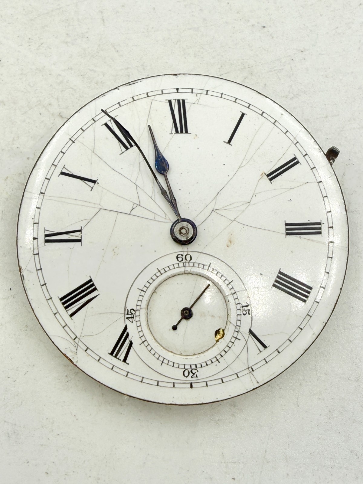 Scarce Antique Illinois Model 3 18s Gilt Flashed Pocket Watch Movement Columbia
