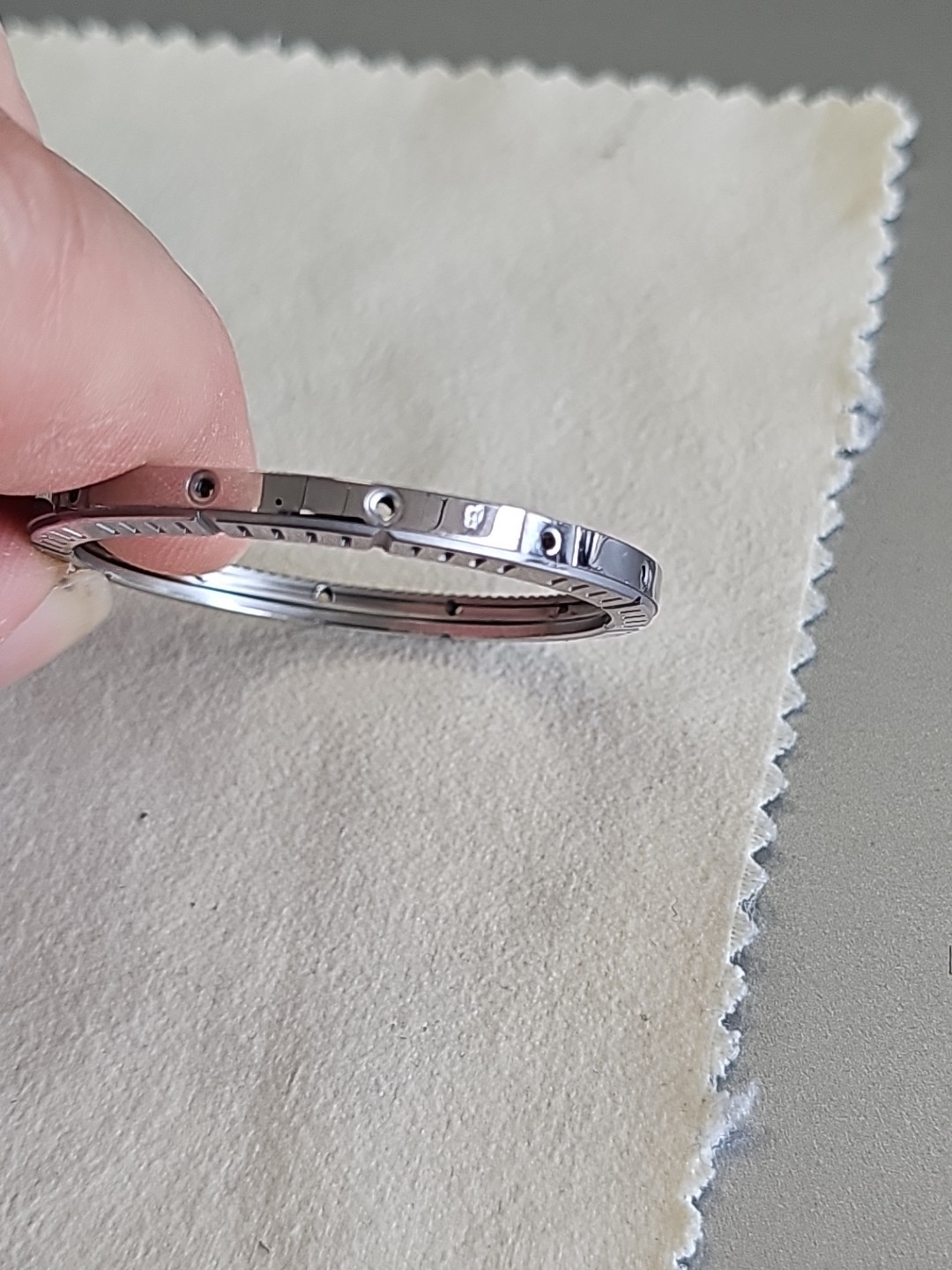Breitling Chronomat Bezel Stainless Steel Without Screws Or Riders