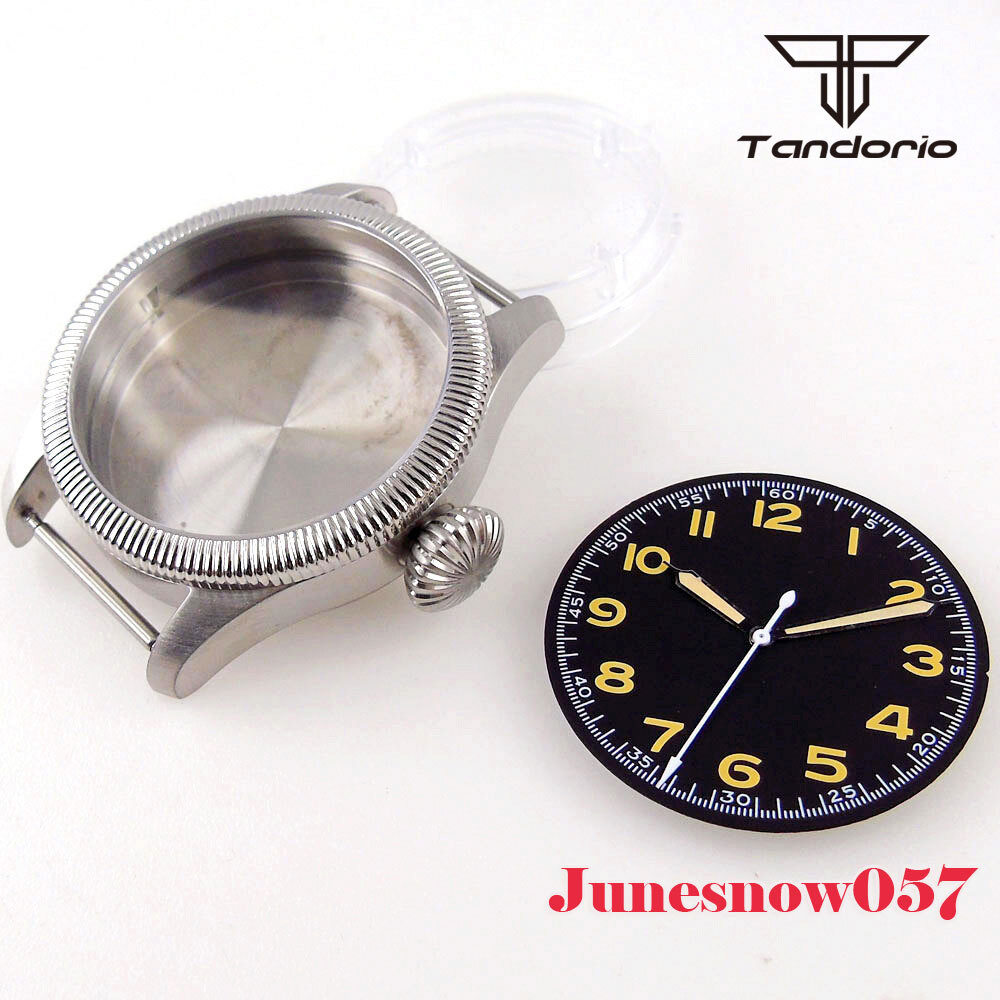 Fit NH35 NH36 NH34 ETA2824 39MM Men Watch Coin Edge Bezel Case Dial Hand Set