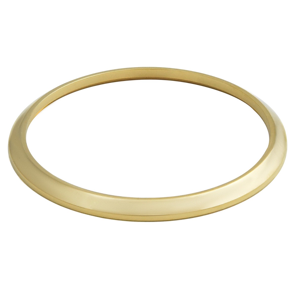 34mm Yellow Smooth Replacement Bezel No Step 29.20mm Opening For Rolex