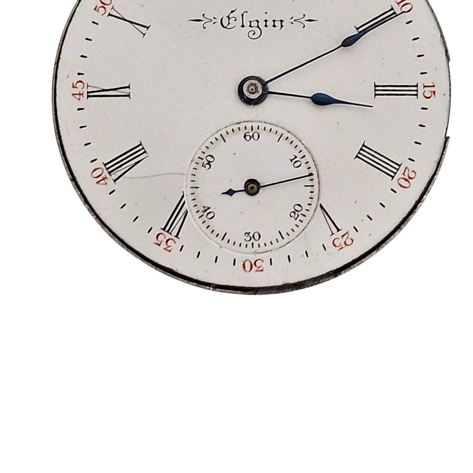 1904 Elgin Model 2 Grade 267 15J Size 0s Pocket Watch Movement For Parts/ Repair