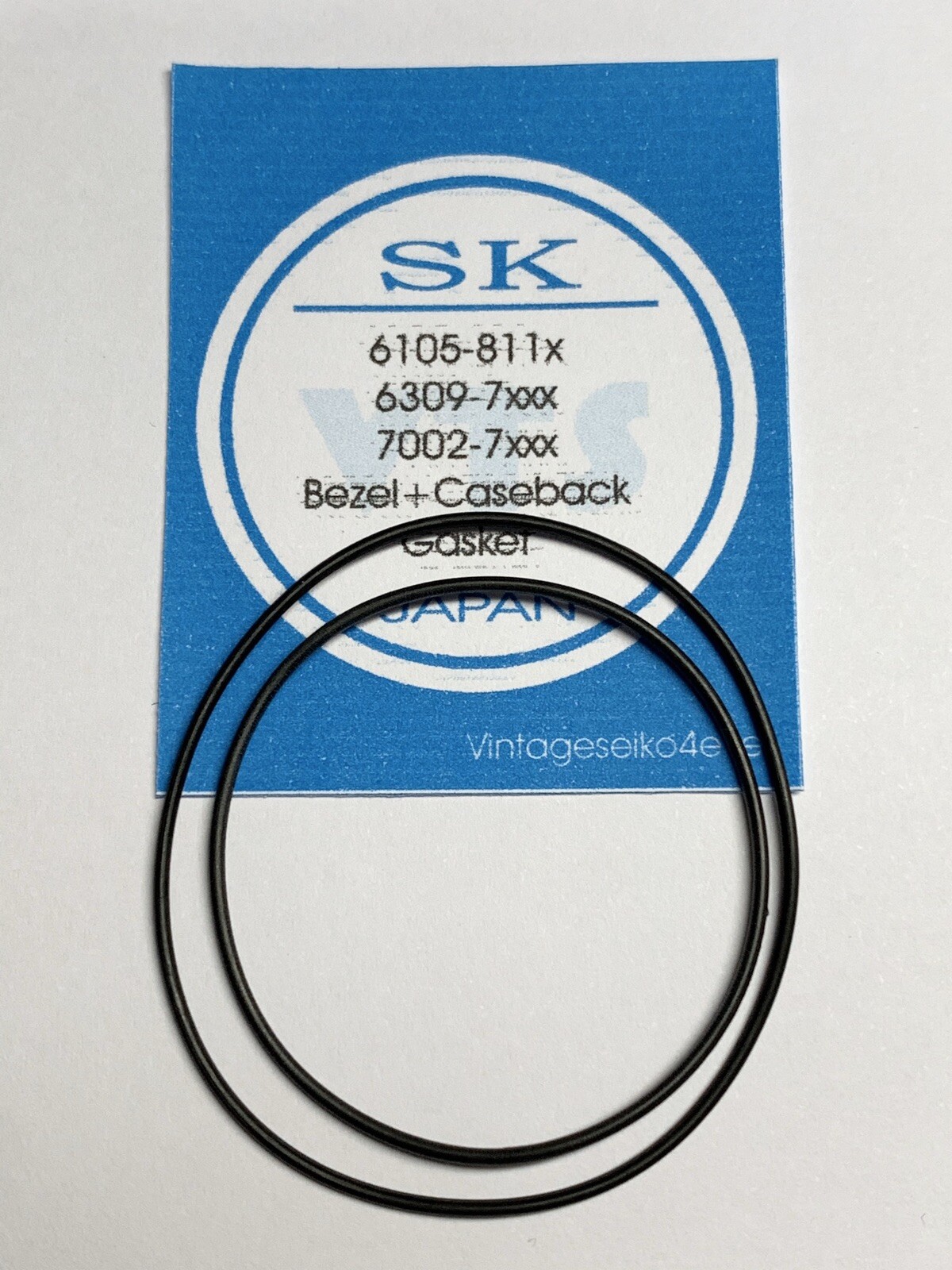 NEW GASKET SET FOR VINTAGE SEIKO 6105-8119 6105-8110 6309-7040 7002 DIVERS