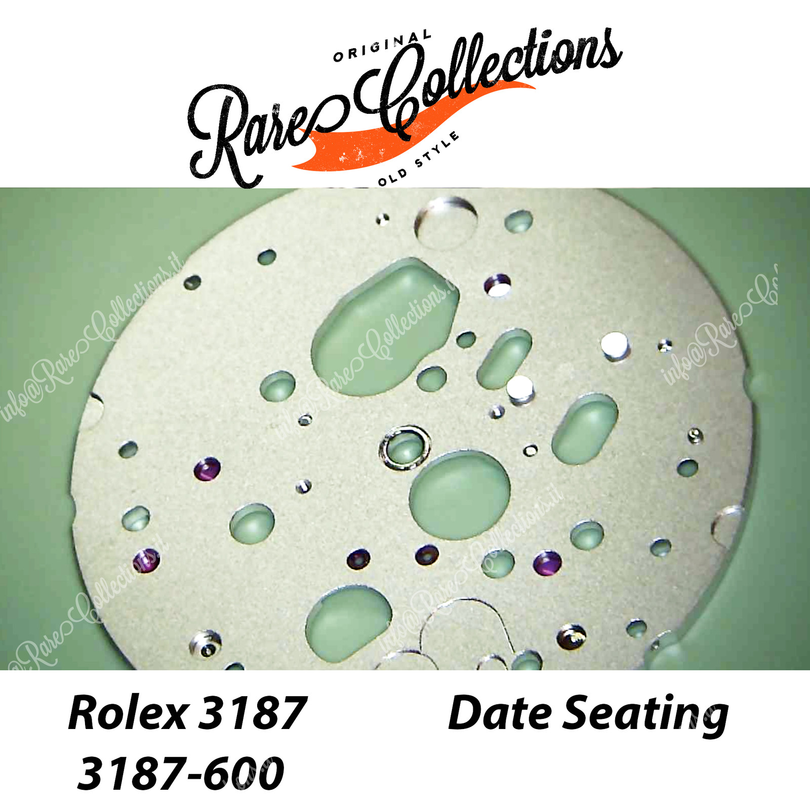 NEW Nuovo Data Indicator Seating Rolex 3187-600 Indicatore Data 3187 Nuovo