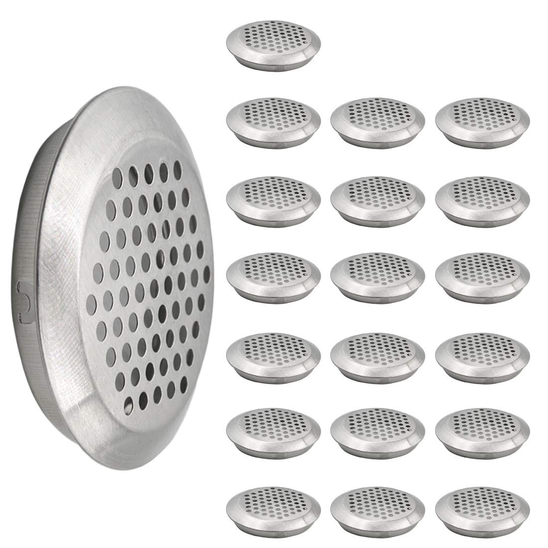2/53mm Soffit Vent Circular Air Vents Stainless Steel 20pcs