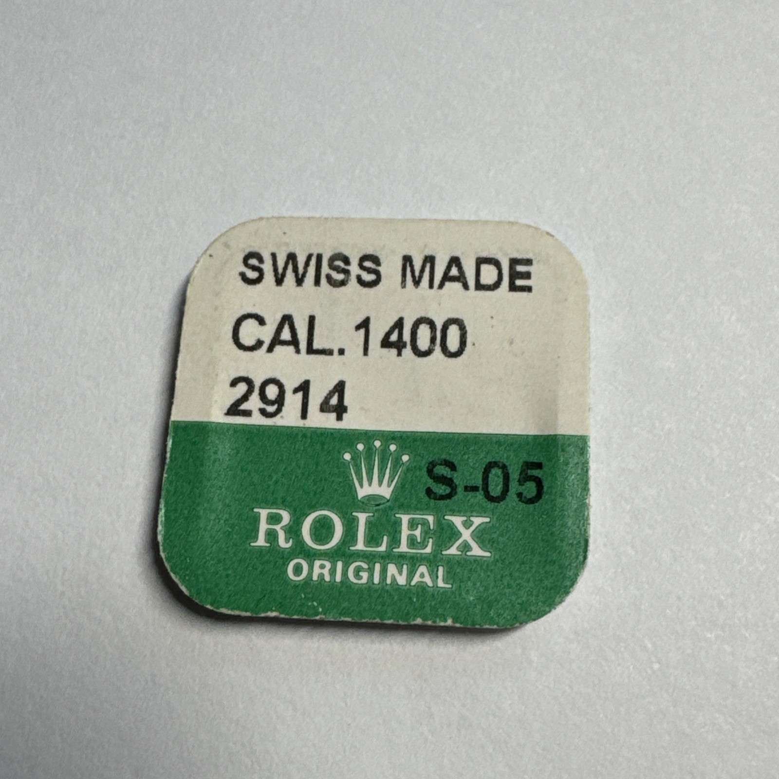 Rolex 1400 2914 Part Number barrel arbor NOS sealed Package for 18 Jewel Movemnt