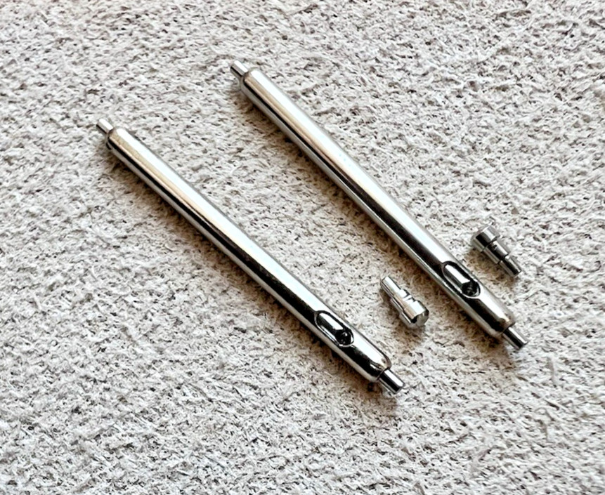 Franck Muller Watch FACTORY ORIGINAL WHITE GOLD 18K PUSH PIN BARS 20MM SWISS MA