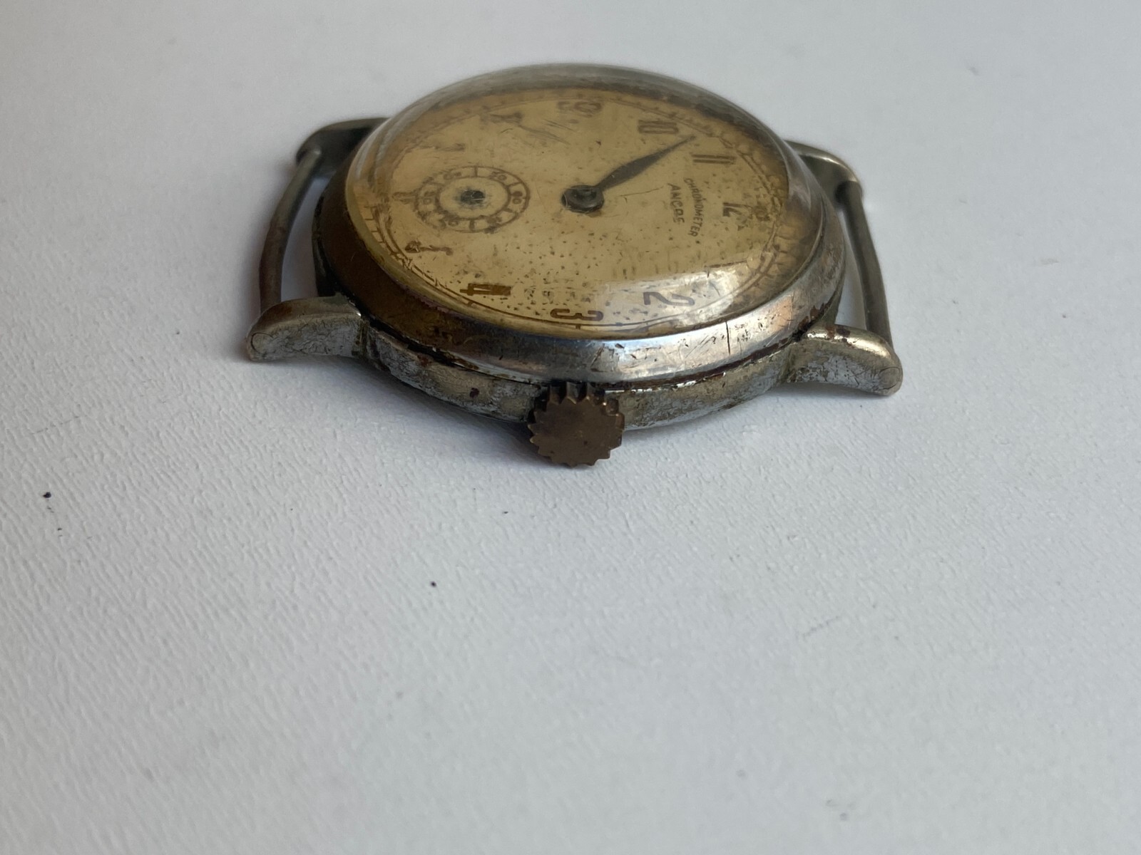 Vinatage watch parts MOVMENT SILVANA 1078 ANCRE CHRONOMETER