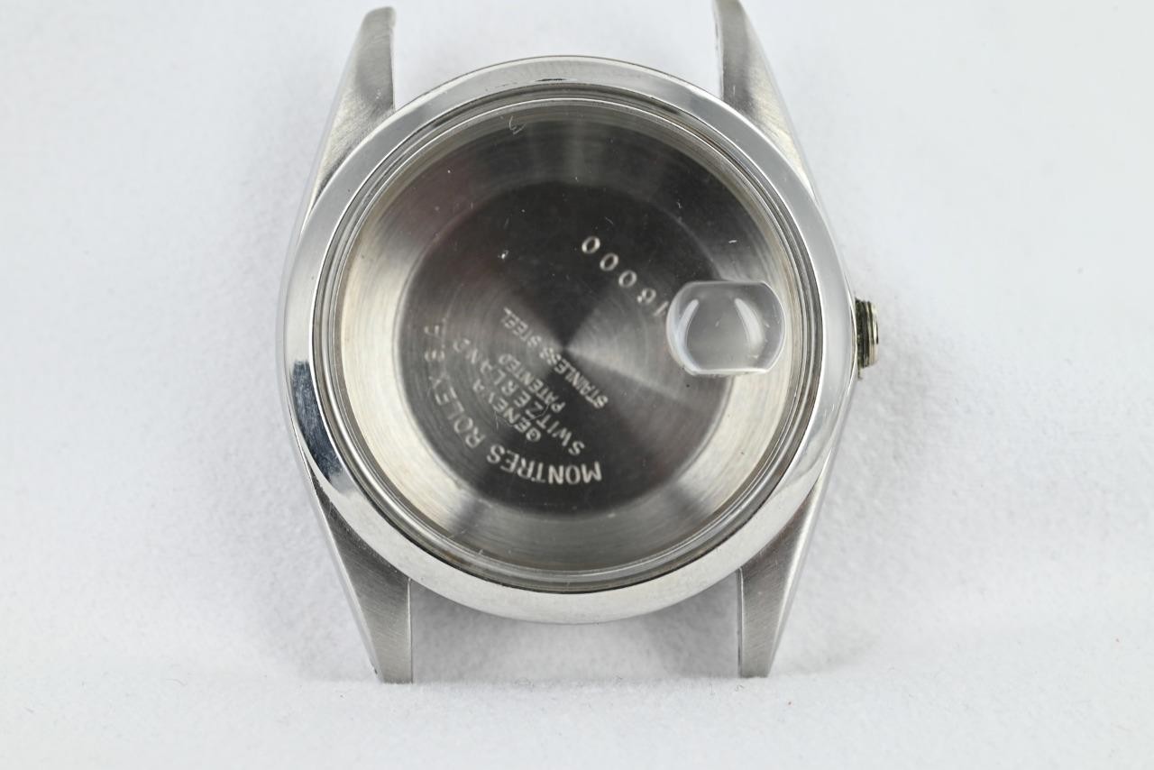 Rolex Datejust 36m Ref 16000 Complete Case, Glass, Bezel & Crown 1987