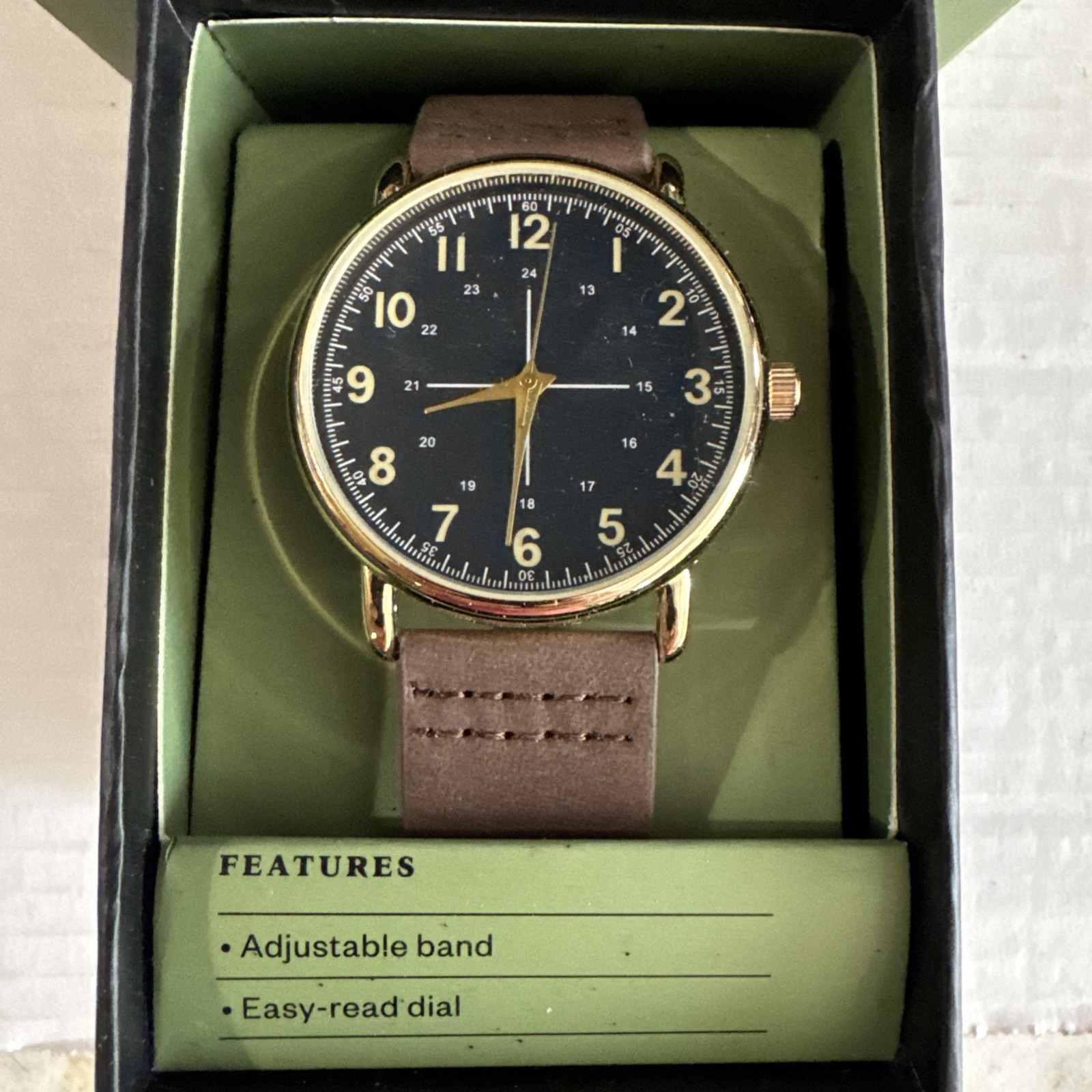 GOODIELLOW MENS’ DRES WATCH LARGE CLASSIC STYLISH. GREAT GIFT!!