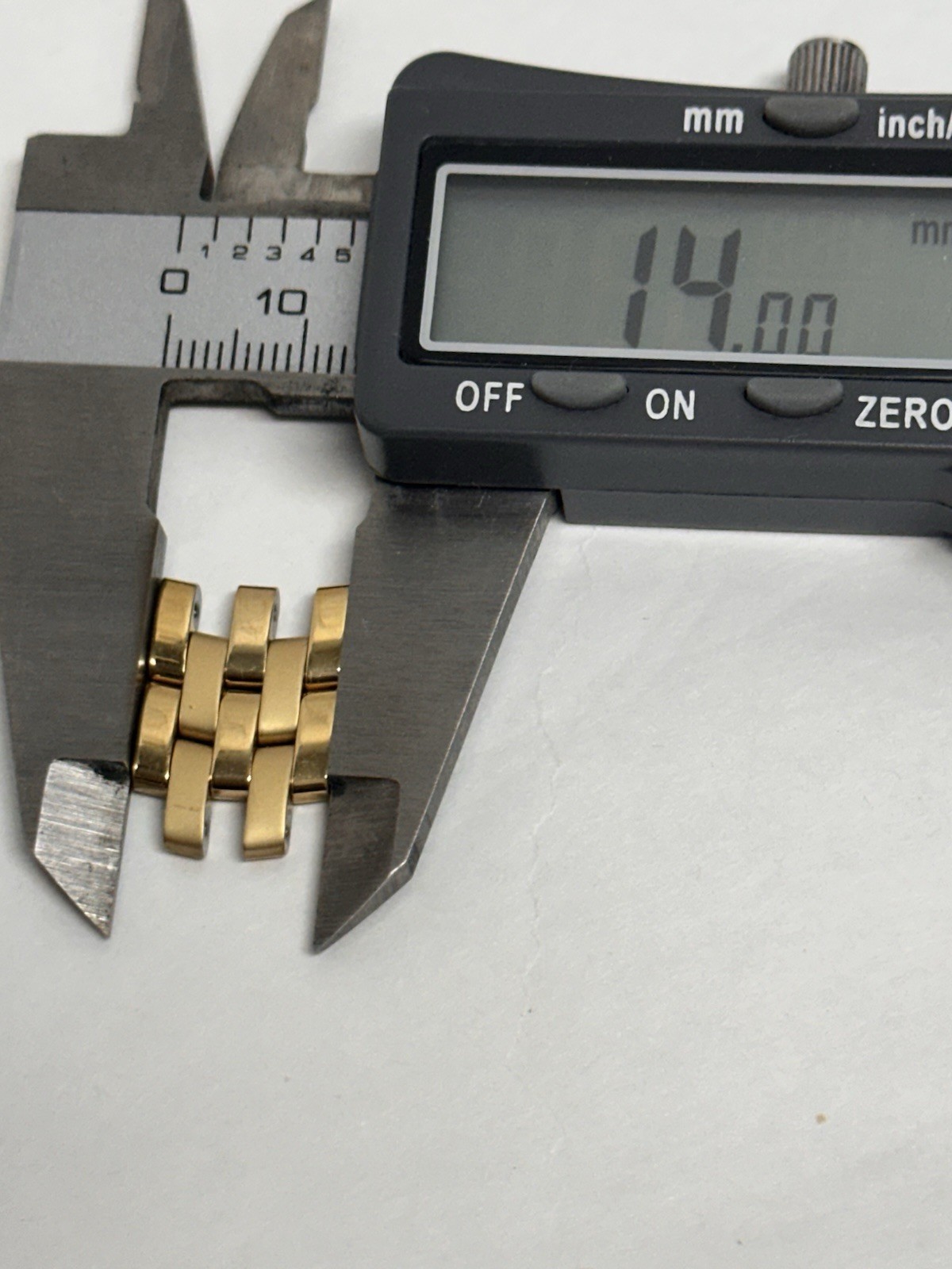 Genuine Gucci link for 5400L Gold Plated 14mm Watch Links