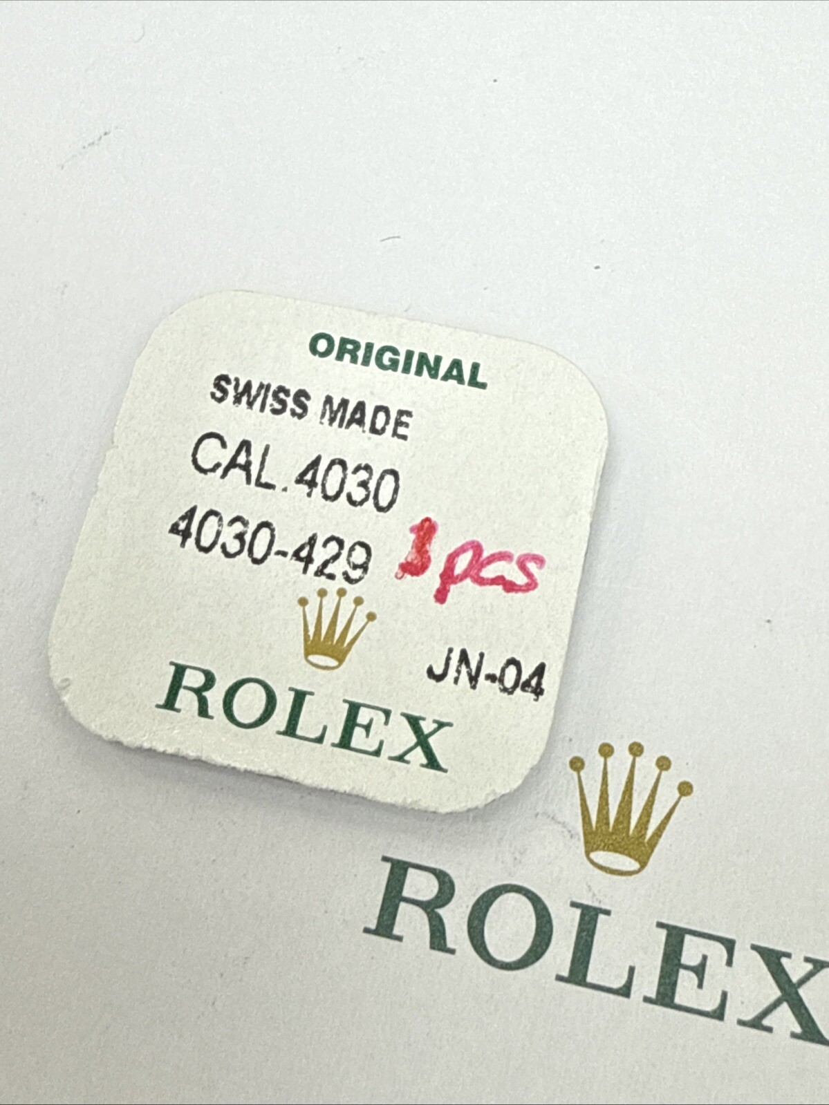 GENUINE Authentic Rolex 4030 429 Balance Staff, New, ( 1 Pc Per Order )