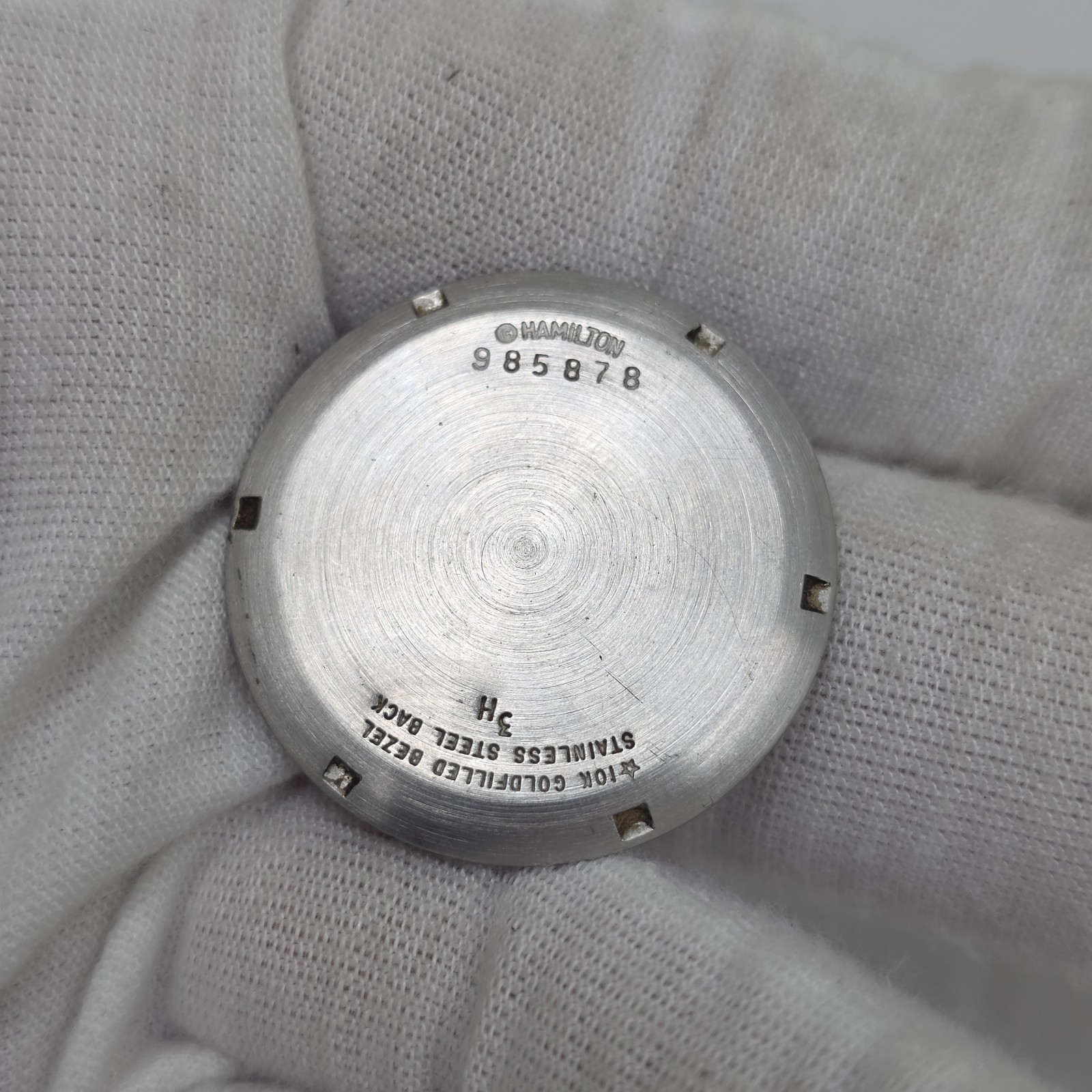 Hamilton SCREWBACK Case Back Stainless Steel 985878 , 29.3mm , 343864