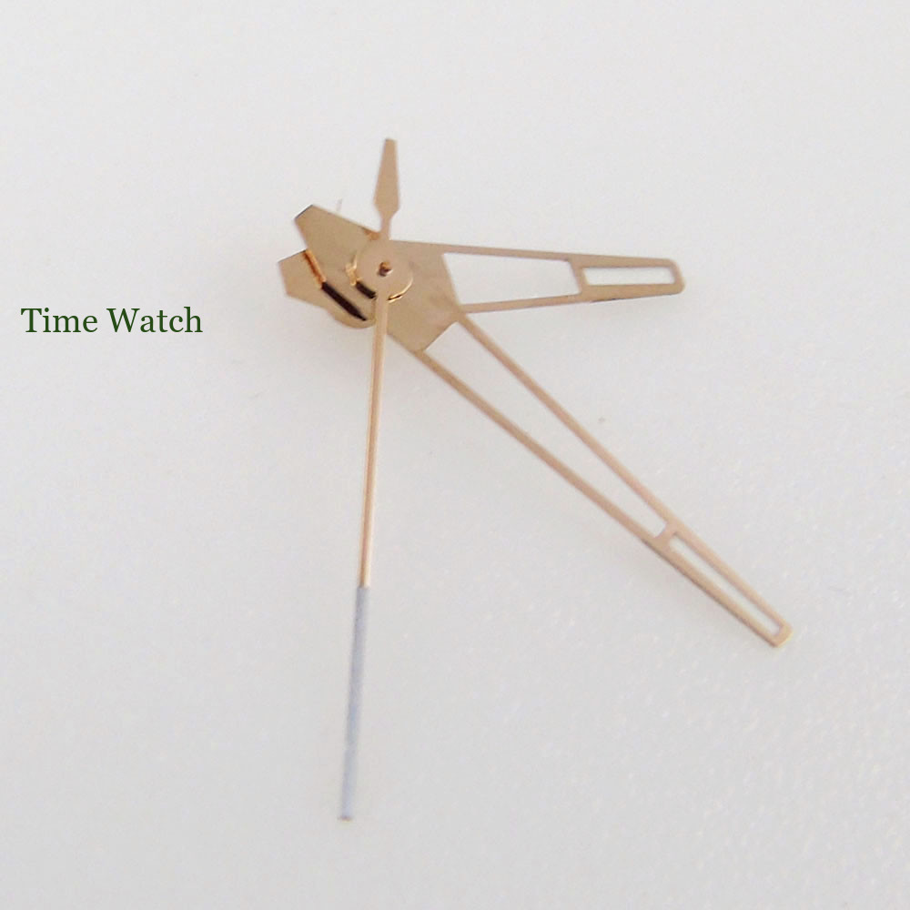 Silver/Rose Gold Hollow Watch Hands For Mingzhu/DG 2813 Miyota 8215 821A 8205