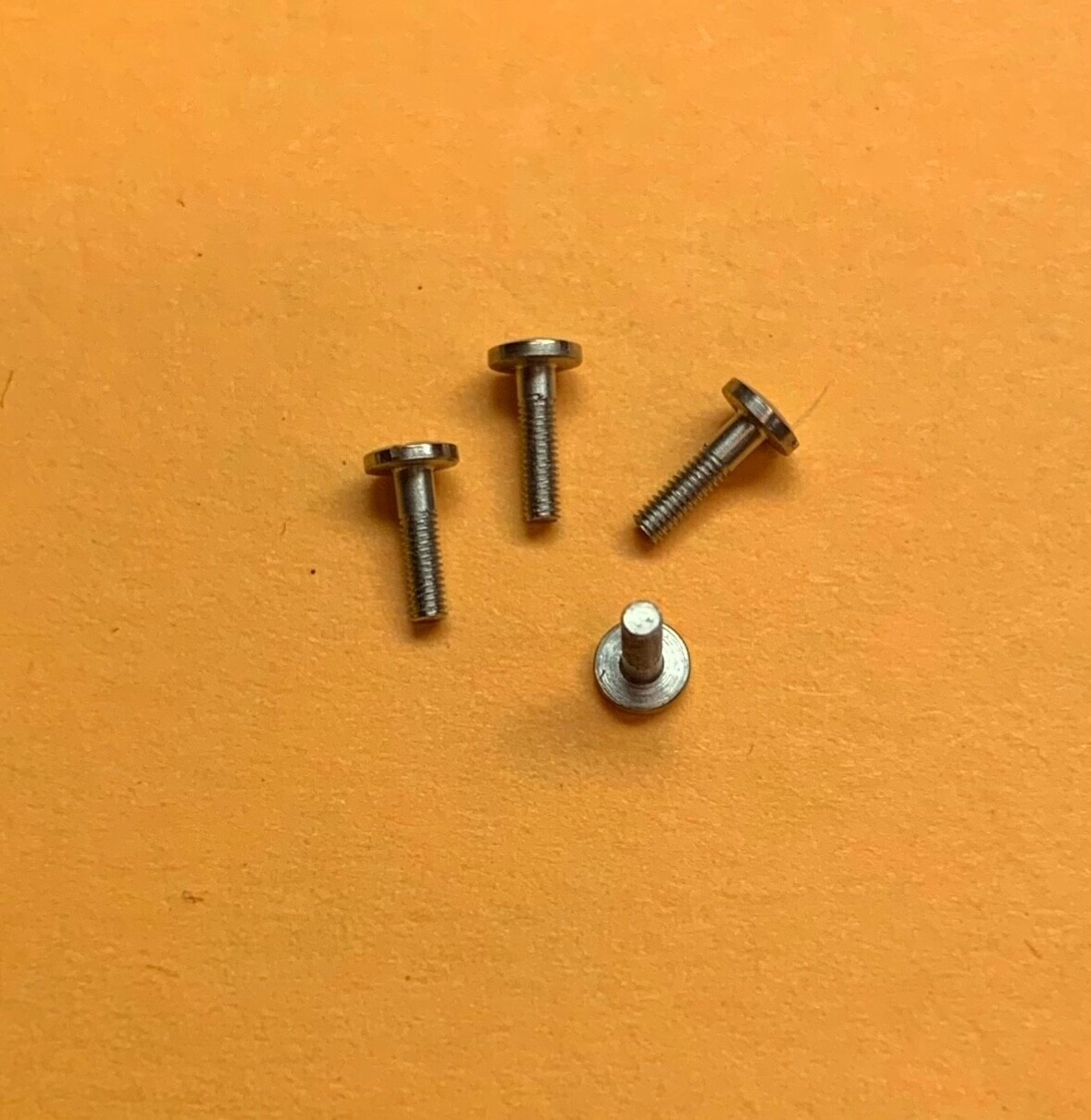 HAMILTON POCKET WATCH CASE SCREWS (4), 35756, 16 SIZE – 992*, 992B, 950B, +, NOS