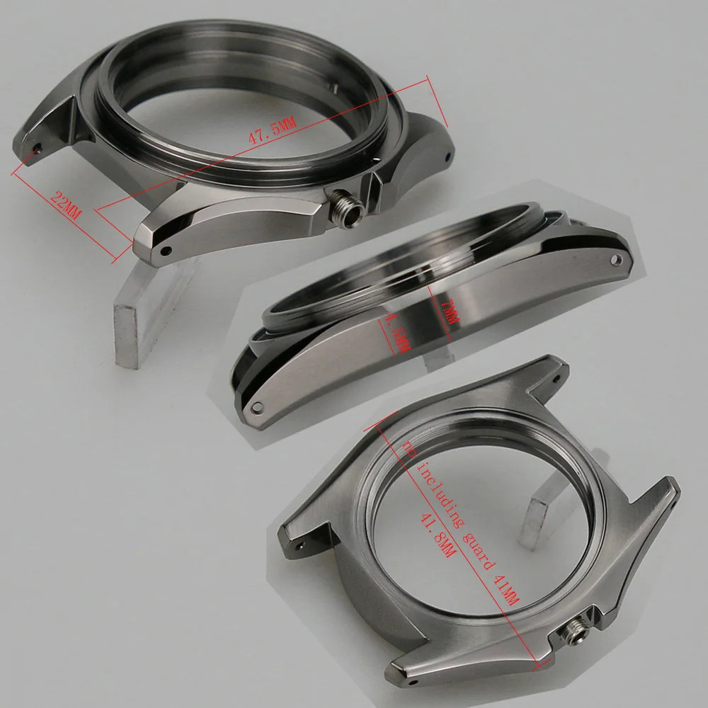 20ATM Watch Case 316L Stainless Steel For NH34 NH35 NH36 SKX007 Movement Parts